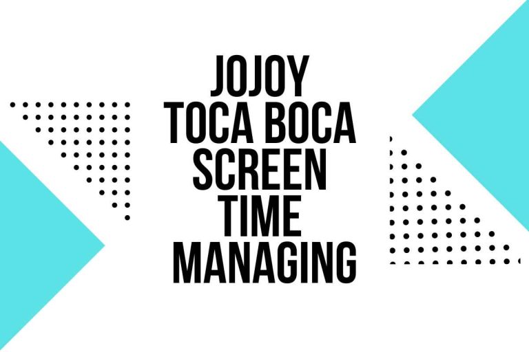 Jojoy Toca Boca Screen Time Managing