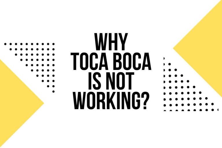 Why Toca Boca is Not Working